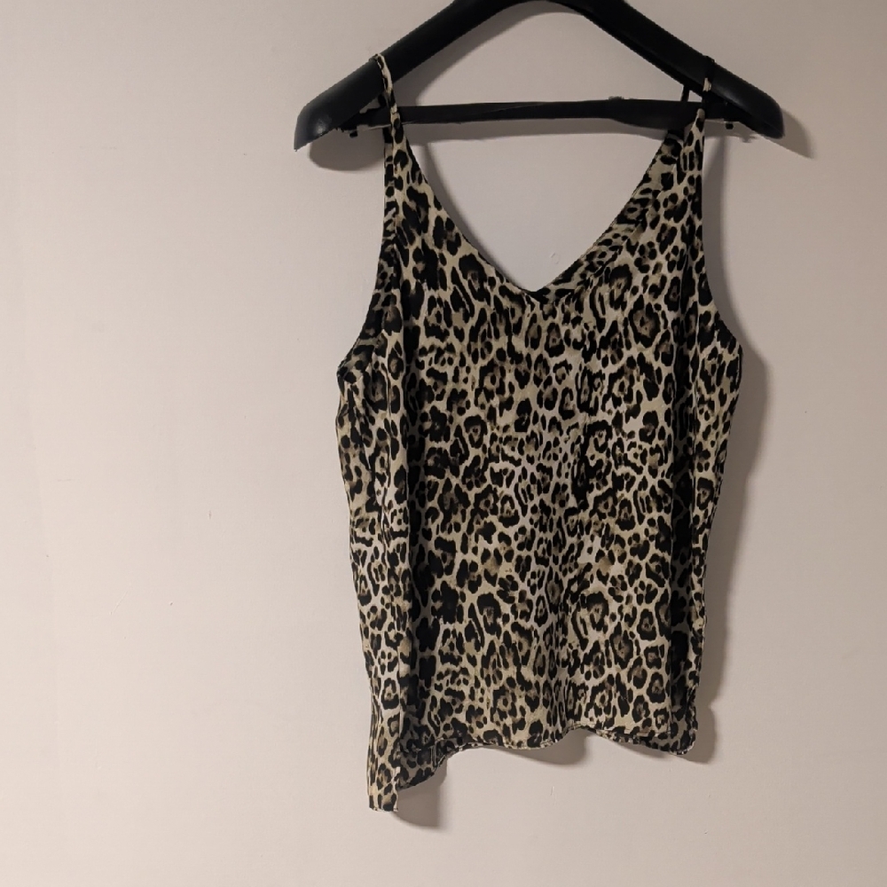 Shinestar Leopard Print Camisole Top Medium